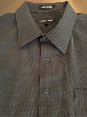 Linea Dôme Men’s Charcoal Dress Shirt